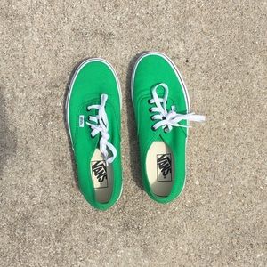 Brand new green vans
